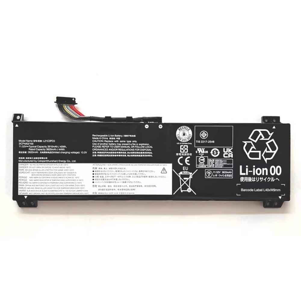 Batería para L12L4A02-4INR19/lenovo-L21C3PC0
